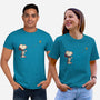 Dog And Bird-Unisex-Basic-Tee-turborat14