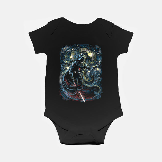 Starry Dark Lord-Baby-Basic-Onesie-zascanauta