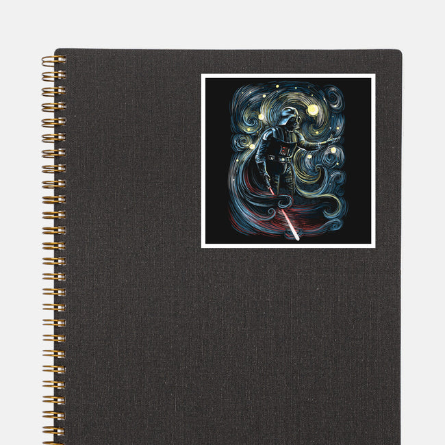 Starry Dark Lord-None-Glossy-Sticker-zascanauta