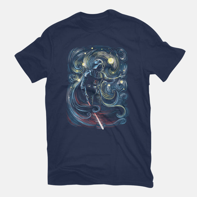 Starry Dark Lord-Womens-Fitted-Tee-zascanauta