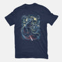 Starry Dark Lord-Womens-Fitted-Tee-zascanauta