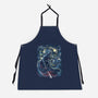 Starry Dark Lord-Unisex-Kitchen-Apron-zascanauta