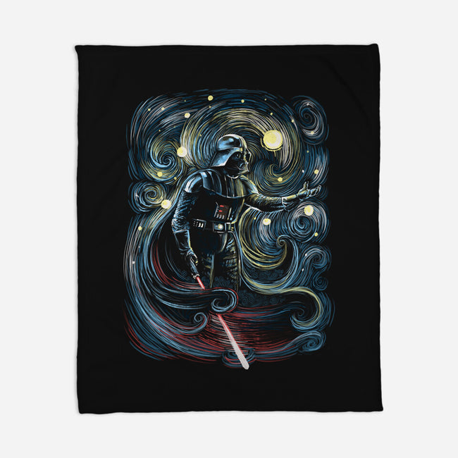 Starry Dark Lord-None-Fleece-Blanket-zascanauta