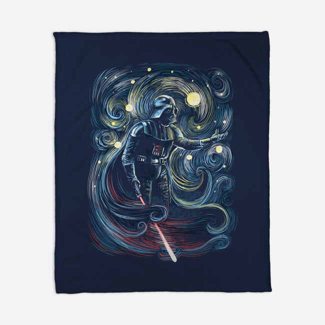 Starry Dark Lord-None-Fleece-Blanket-zascanauta