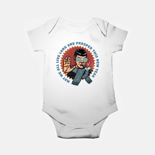 Prosperous New Year-Baby-Basic-Onesie-glitchygorilla