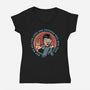 Prosperous New Year-Womens-V-Neck-Tee-glitchygorilla