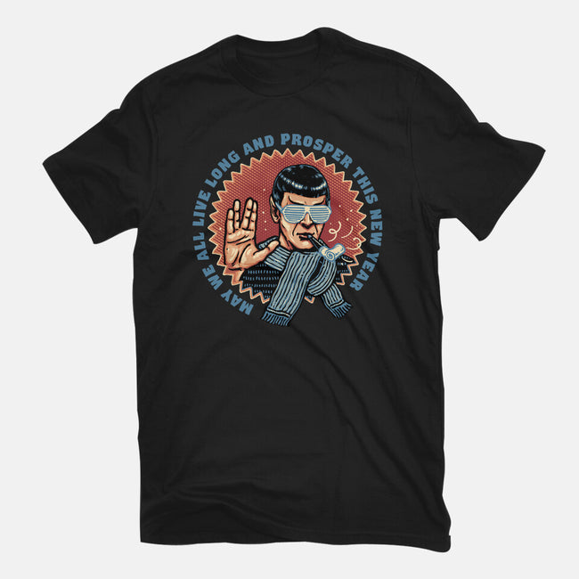 Prosperous New Year-Womens-Fitted-Tee-glitchygorilla