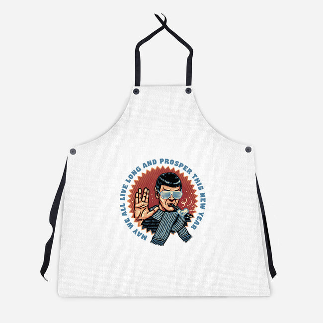 Prosperous New Year-Unisex-Kitchen-Apron-glitchygorilla