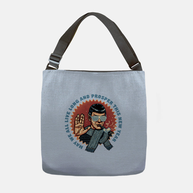 Prosperous New Year-None-Adjustable Tote-Bag-glitchygorilla