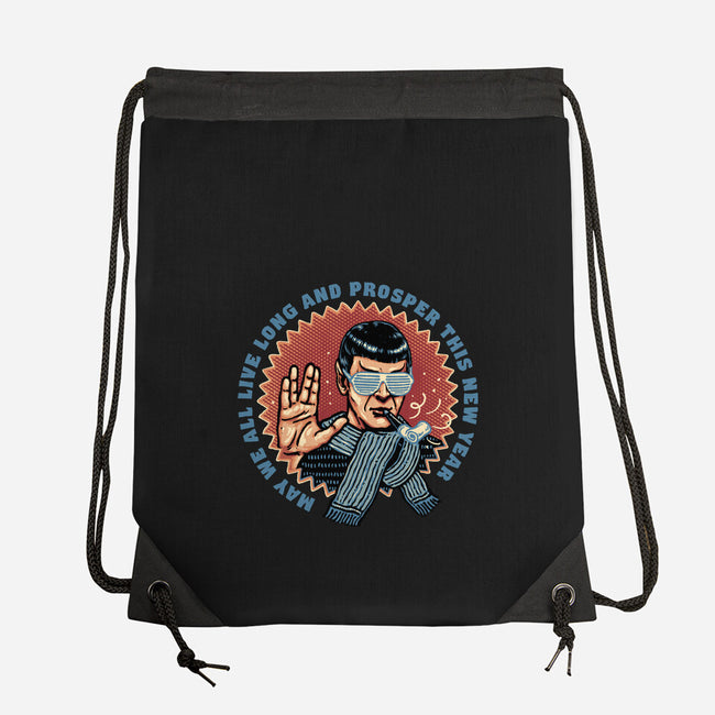 Prosperous New Year-None-Drawstring-Bag-glitchygorilla