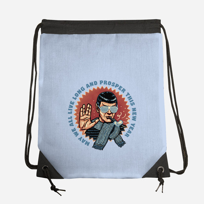 Prosperous New Year-None-Drawstring-Bag-glitchygorilla