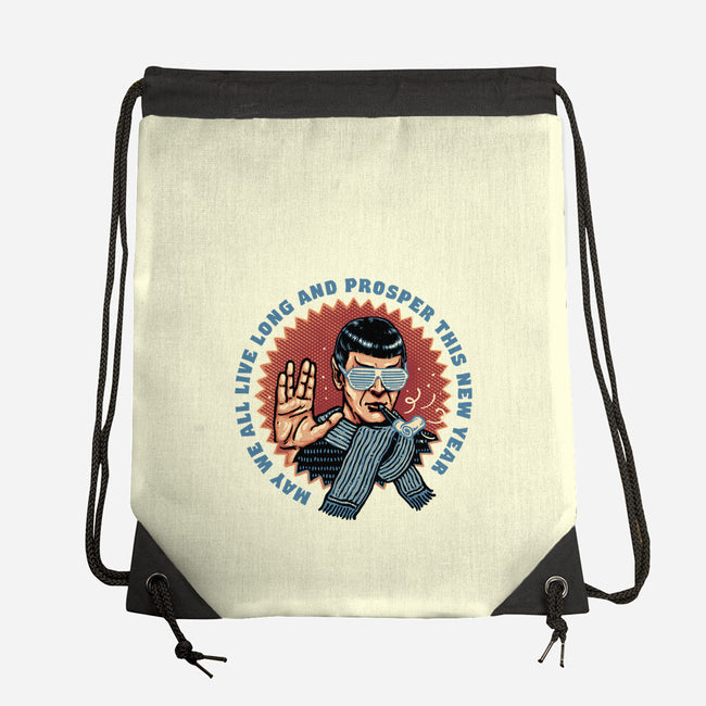 Prosperous New Year-None-Drawstring-Bag-glitchygorilla