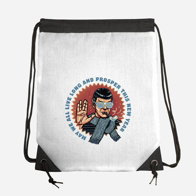 Prosperous New Year-None-Drawstring-Bag-glitchygorilla