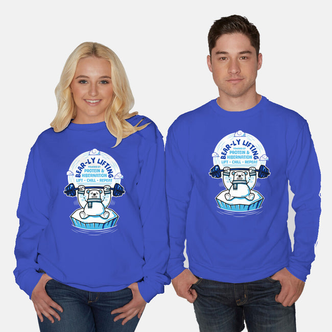 Bearly Lifting-Unisex-Crew Neck-Sweatshirt-krisren28