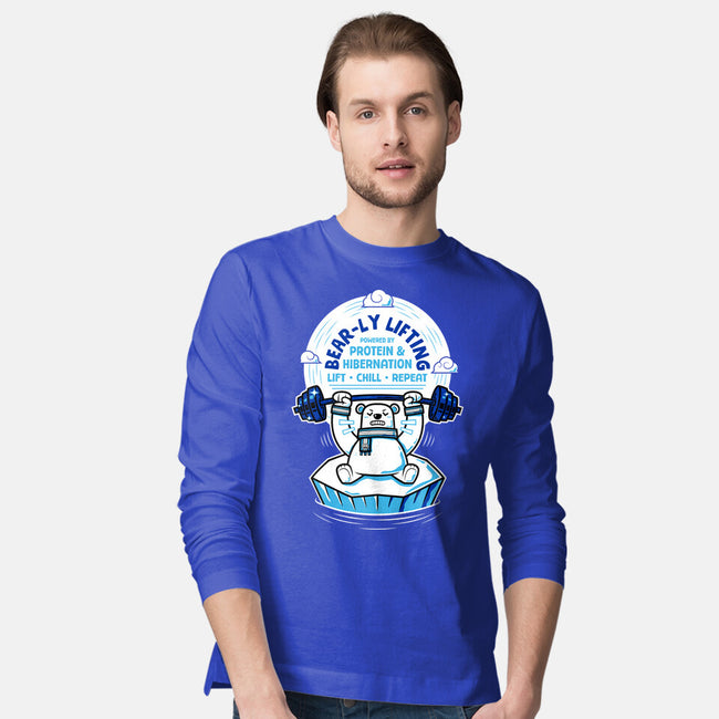 Bearly Lifting-Mens-Long Sleeved-Tee-krisren28