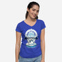 Bearly Lifting-Womens-V-Neck-Tee-krisren28
