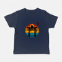 Retro Cat Shrine-Baby-Basic-Tee-erion_designs