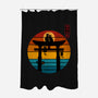 Retro Cat Shrine-None-Polyester-Shower Curtain-erion_designs