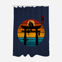 Retro Cat Shrine-None-Polyester-Shower Curtain-erion_designs