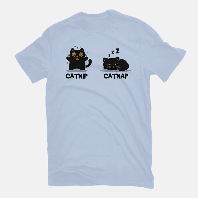 Catnip Catnap-Womens-Basic-Tee-erion_designs
