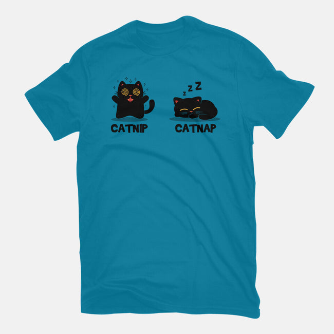 Catnip Catnap-Womens-Basic-Tee-erion_designs