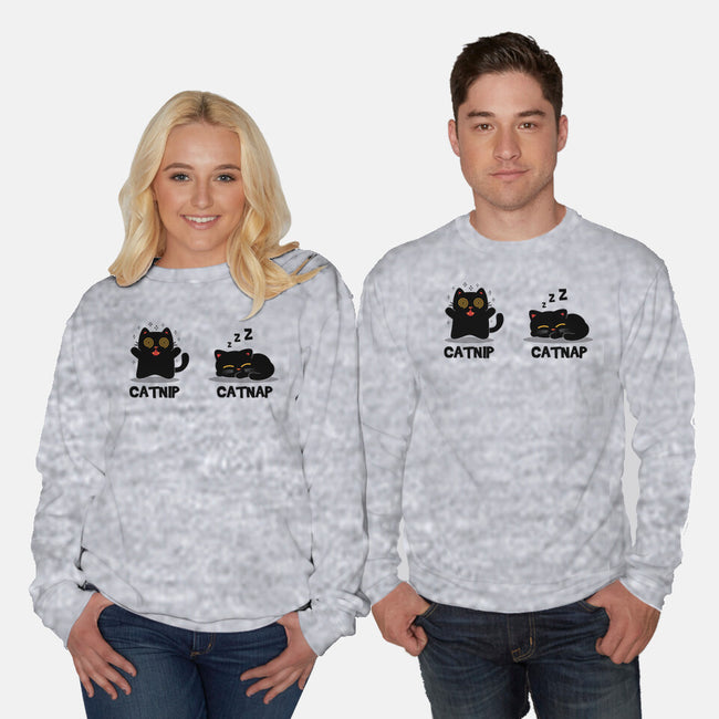 Catnip Catnap-Unisex-Crew Neck-Sweatshirt-erion_designs