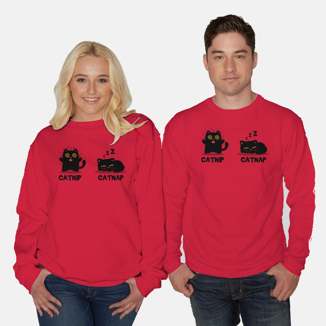 Catnip Catnap-Unisex-Crew Neck-Sweatshirt-erion_designs