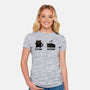Catnip Catnap-Womens-Fitted-Tee-erion_designs