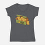 Cappy Nuggets-Womens-V-Neck-Tee-tobefonseca