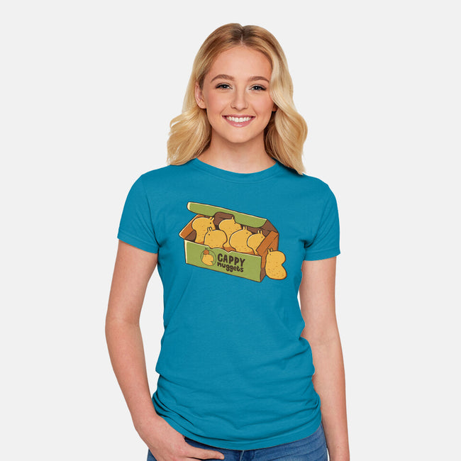 Cappy Nuggets-Womens-Fitted-Tee-tobefonseca