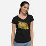 Cappy Nuggets-Womens-V-Neck-Tee-tobefonseca