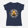 Bee Kind Or Bee Gone-Womens-V-Neck-Tee-tobefonseca