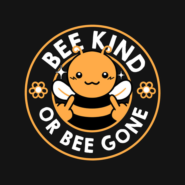 Bee Kind Or Bee Gone-Womens-Fitted-Tee-tobefonseca