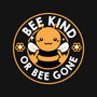 Bee Kind Or Bee Gone-Womens-Fitted-Tee-tobefonseca