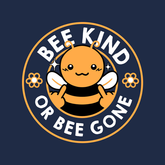 Bee Kind Or Bee Gone-Womens-Fitted-Tee-tobefonseca