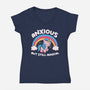Anxious But Still Magical-Womens-V-Neck-Tee-tobefonseca