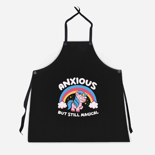 Anxious But Still Magical-Unisex-Kitchen-Apron-tobefonseca