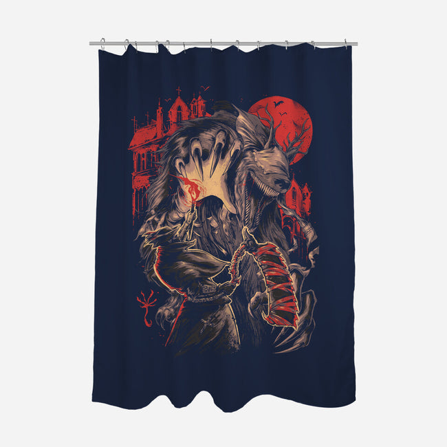 Fear The Old-None-Polyester-Shower Curtain-eduely