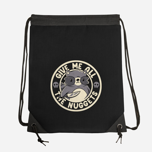 Give Me All The Nuggets-None-Drawstring-Bag-tobefonseca