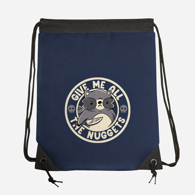 Give Me All The Nuggets-None-Drawstring-Bag-tobefonseca