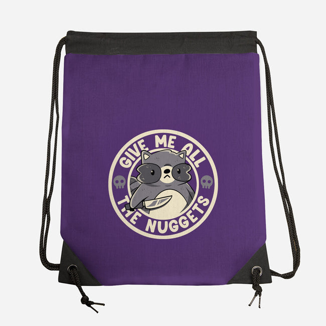 Give Me All The Nuggets-None-Drawstring-Bag-tobefonseca
