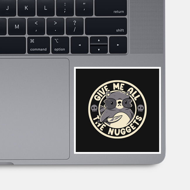 Give Me All The Nuggets-None-Glossy-Sticker-tobefonseca