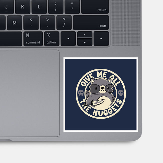 Give Me All The Nuggets-None-Glossy-Sticker-tobefonseca