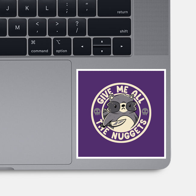 Give Me All The Nuggets-None-Glossy-Sticker-tobefonseca