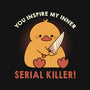 Funny Duck Serial Killer-None-Glossy-Sticker-tobefonseca