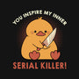 Funny Duck Serial Killer-Mens-Long Sleeved-Tee-tobefonseca