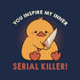 Funny Duck Serial Killer-None-Polyester-Shower Curtain-tobefonseca
