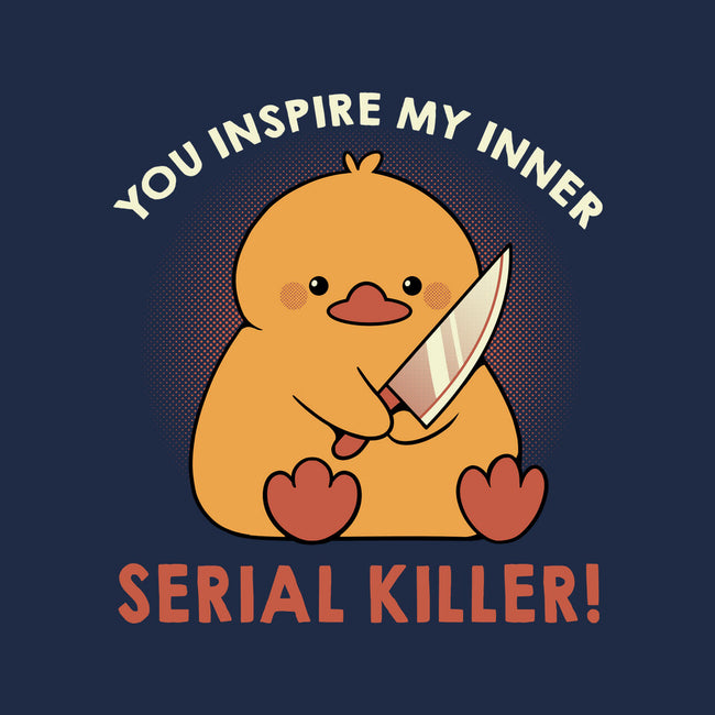 Funny Duck Serial Killer-None-Fleece-Blanket-tobefonseca