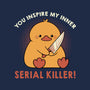 Funny Duck Serial Killer-Mens-Long Sleeved-Tee-tobefonseca