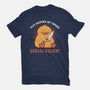 Funny Duck Serial Killer-Womens-Basic-Tee-tobefonseca